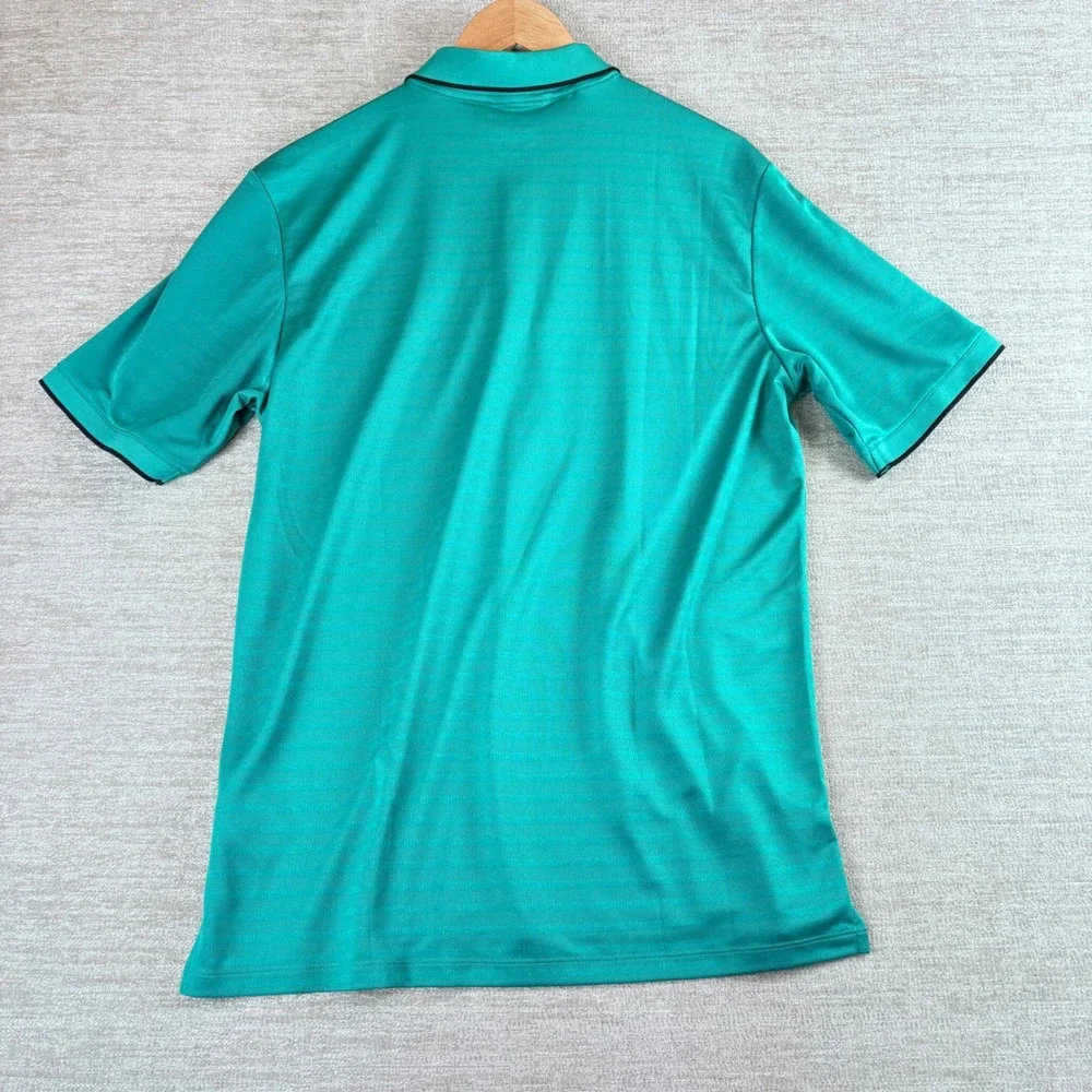 BRAND NEW Adidas Golf Mens Climacool Club Tipped Polo Shirt Teal Green M NWT